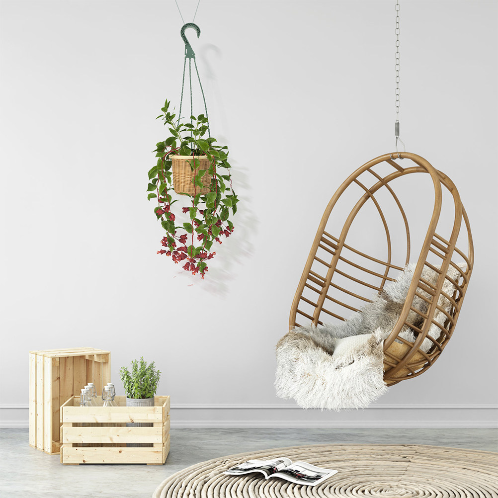 5個セット モダンミニマリスト吊り下げプランターフックセット - Spider Plant Hanging のレビューと価格